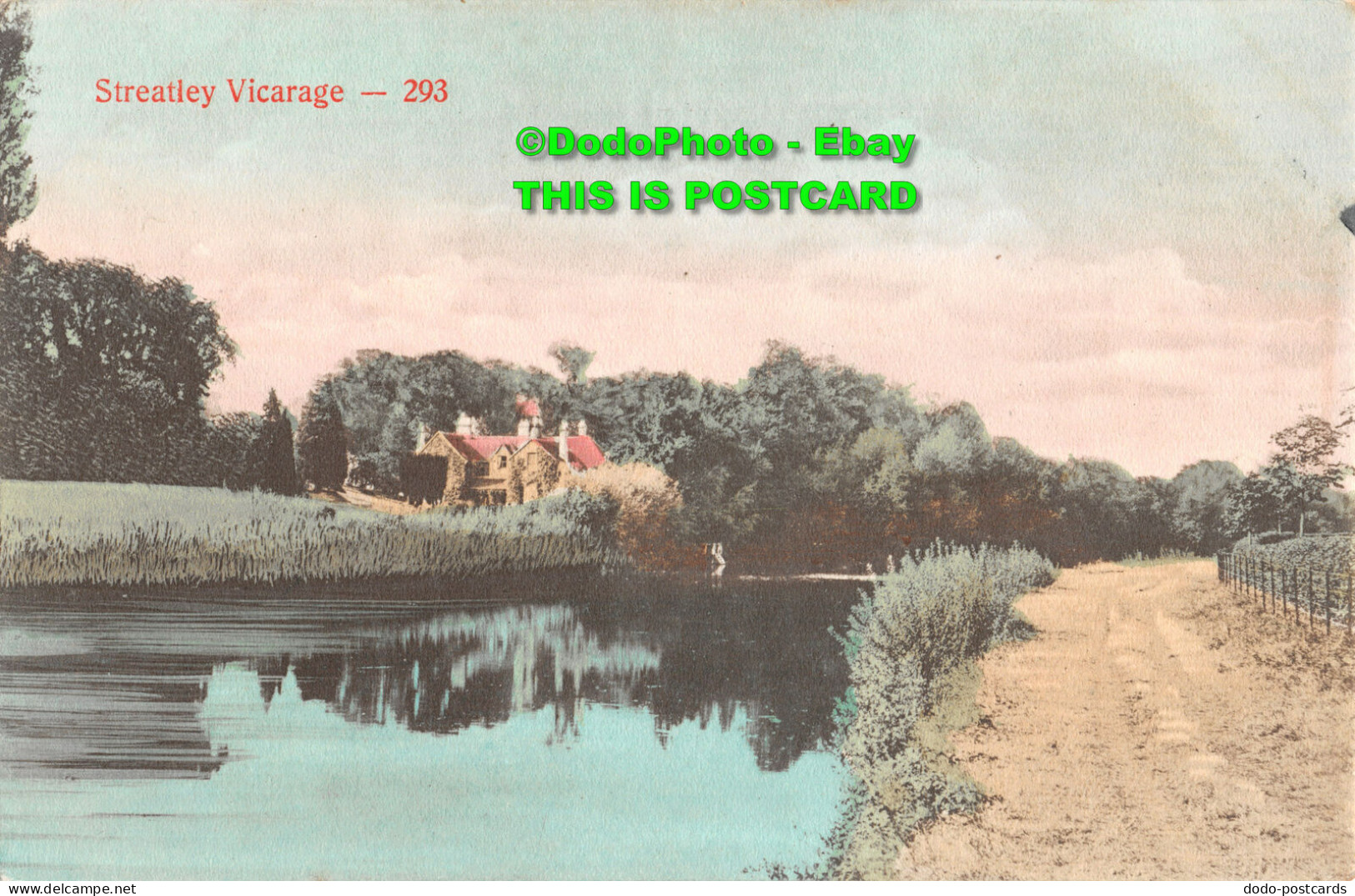 R425395 Streatley Vicarage. Postcard - World
