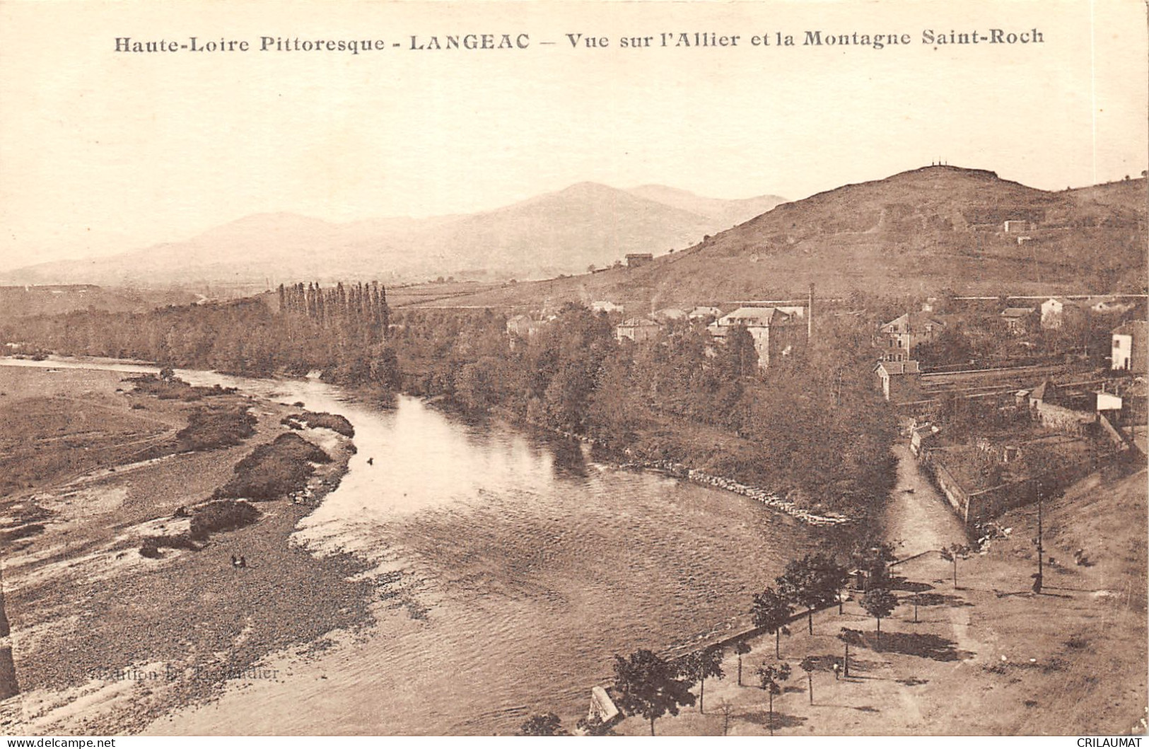 43-LANGEAC-VUE SUR L ALLIER-N T6022-E/0199 - Langeac