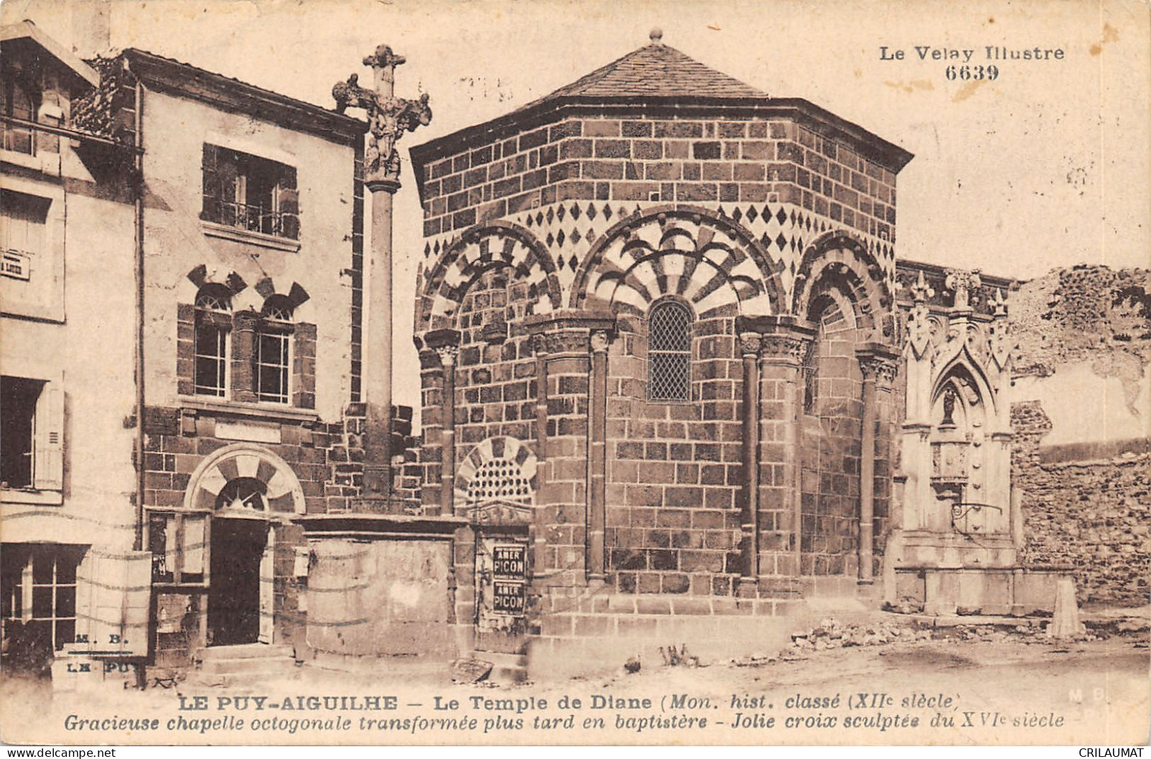 43-LE PUY EN VELAY-AIGUILHE-LE TEMPLE DE DIANE-N T6022-D/0313 - Le Puy En Velay