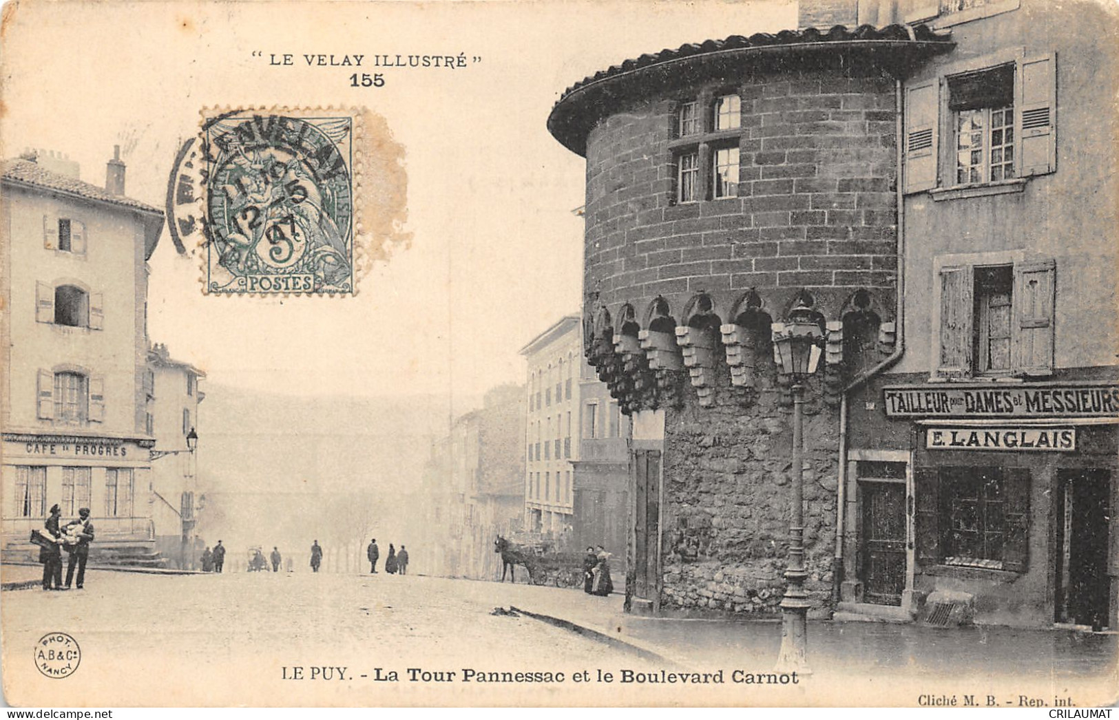 43-LE PUY EN VELAY-TOUR PANNESSAC-BOULEVARD CARNOT-N T6022-D/0233 - Le Puy En Velay