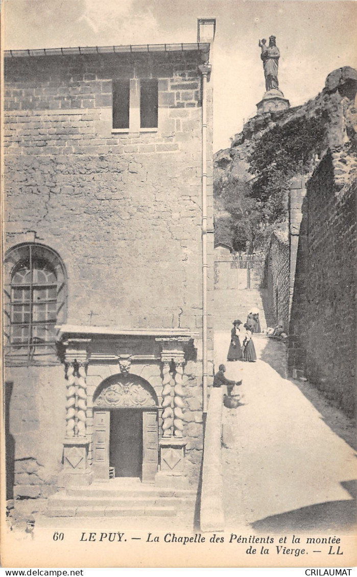 43-LE PUY EN VELAY-LA CHAPELLE DES PENITENTS-N T6022-D/0217 - Le Puy En Velay