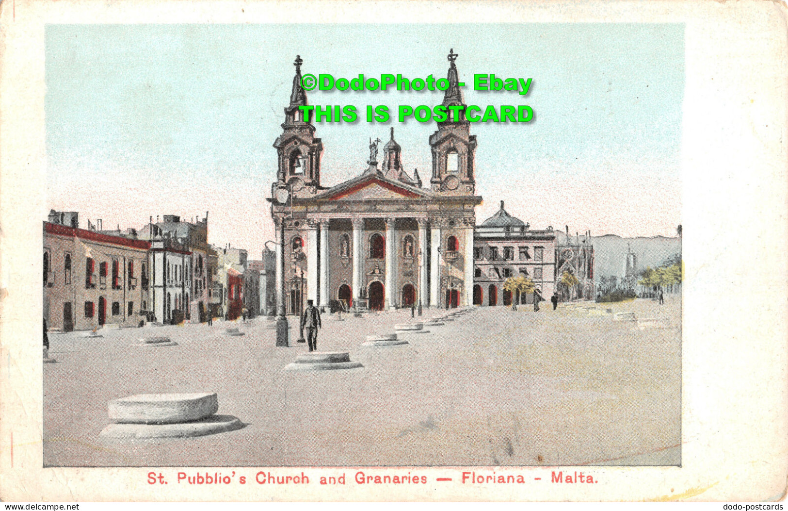 R425402 Malta. Floriana. St. Pubblio Church And Granaries - World