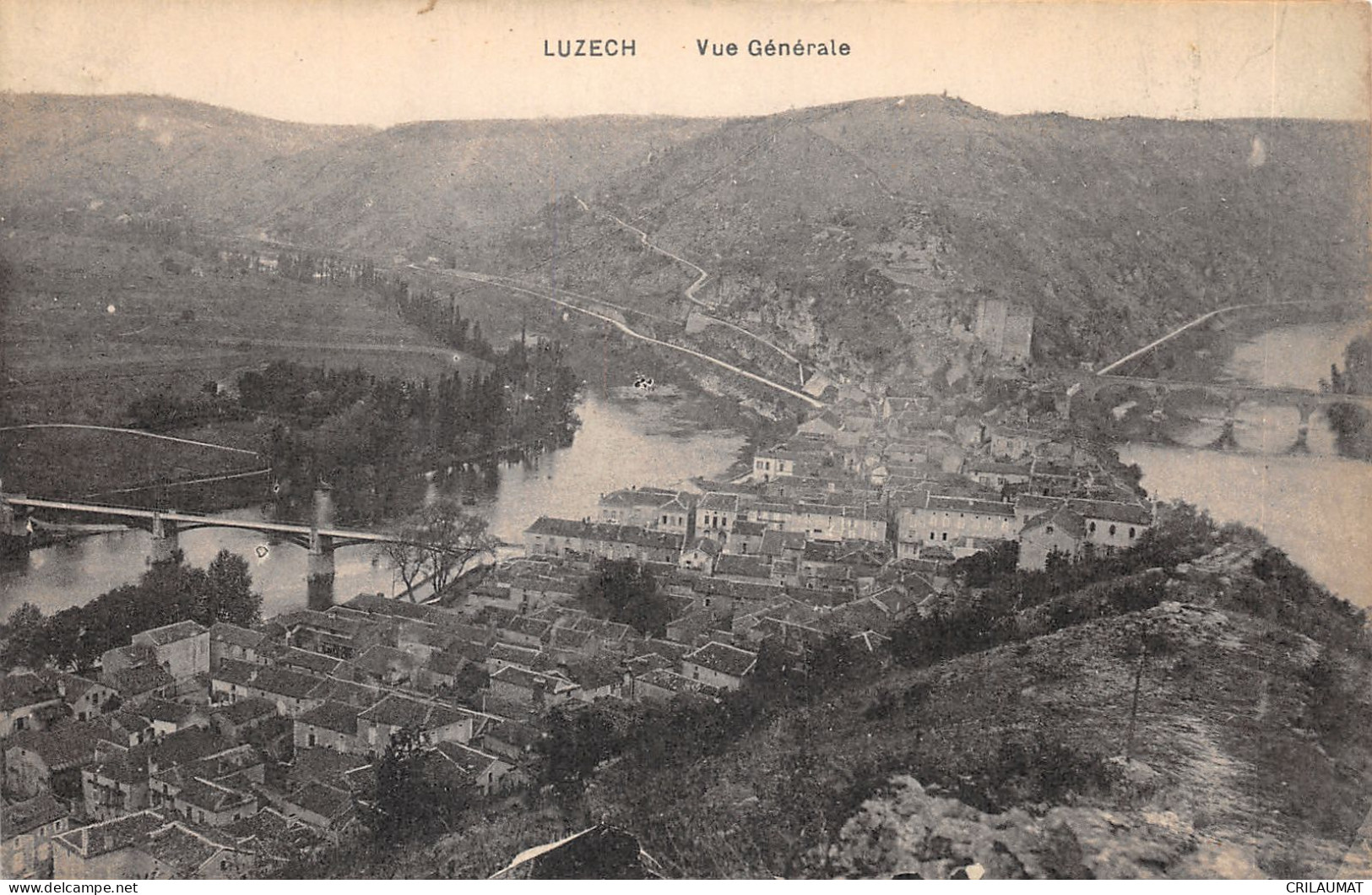 46-LUZECH-VUE GENERALE-N T6022-F/0383 - Luzech