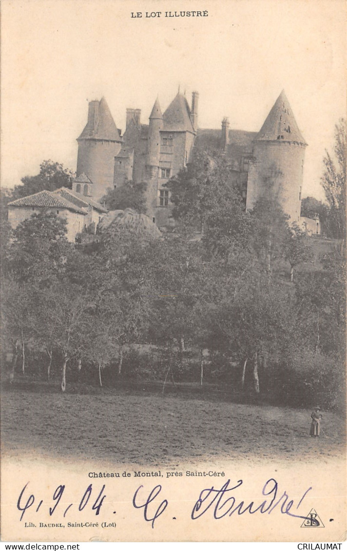 46-SAINT CERE-CHÂTEAU DE MONTAL-N T6022-F/0219 - Otros & Sin Clasificación