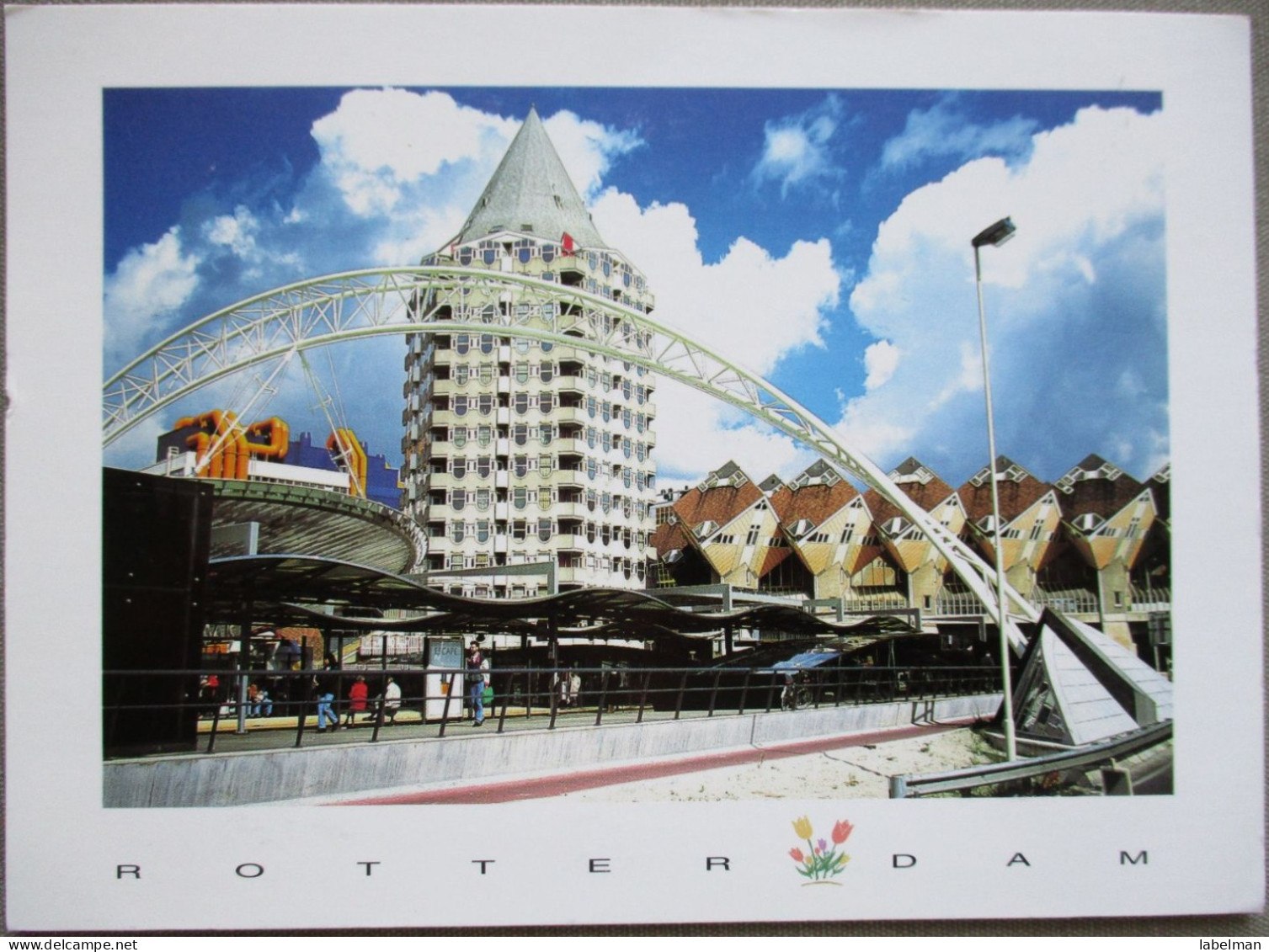 HOLLAND NETHERLAND ROTTERDAM HARBOUR SKYLINE KARTE POSTCARD CARTOLINA ANSICHTSKARTE CARTE POSTALE POSTKARTE CARD - Rotterdam