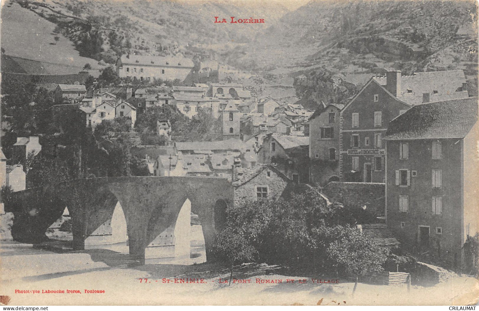 48-SAINTE ENIMIE-LE PONT ROMAIN-N T6022-H/0277 - Grasse