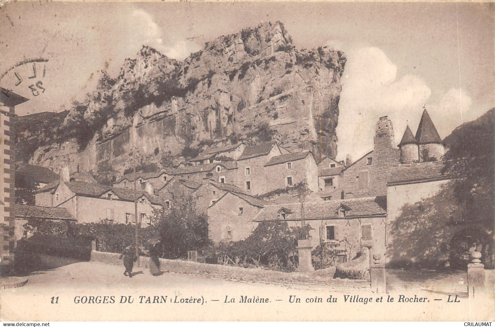 48-LA MALENE-LE VILLAGE ET LE ROCHER-N T6022-H/0255 - Guillestre