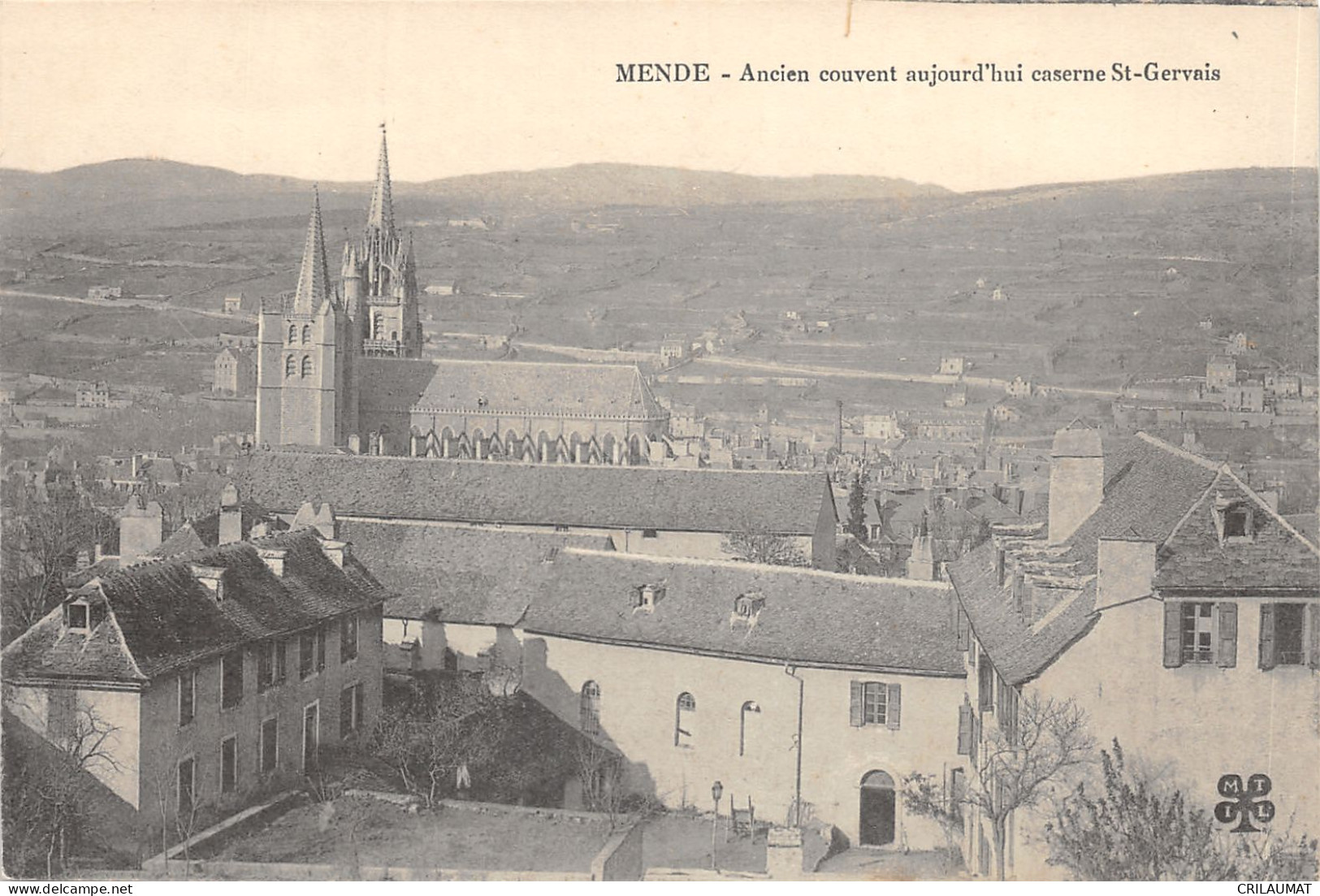 48-MENDE-ANCIEN COUVENT-CASERNE SAINT GERVAIS-N T6022-H/0257 - Mende