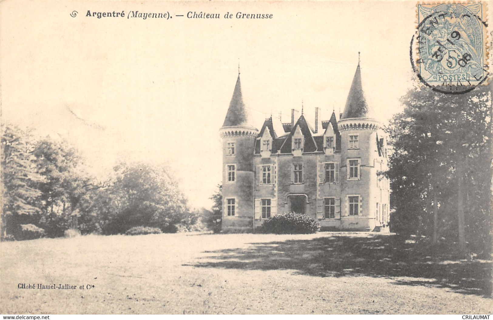 53-ARGENTRE-CHÂTEAU DE GRENUSSE-N°6023-D/0265 - Argentre