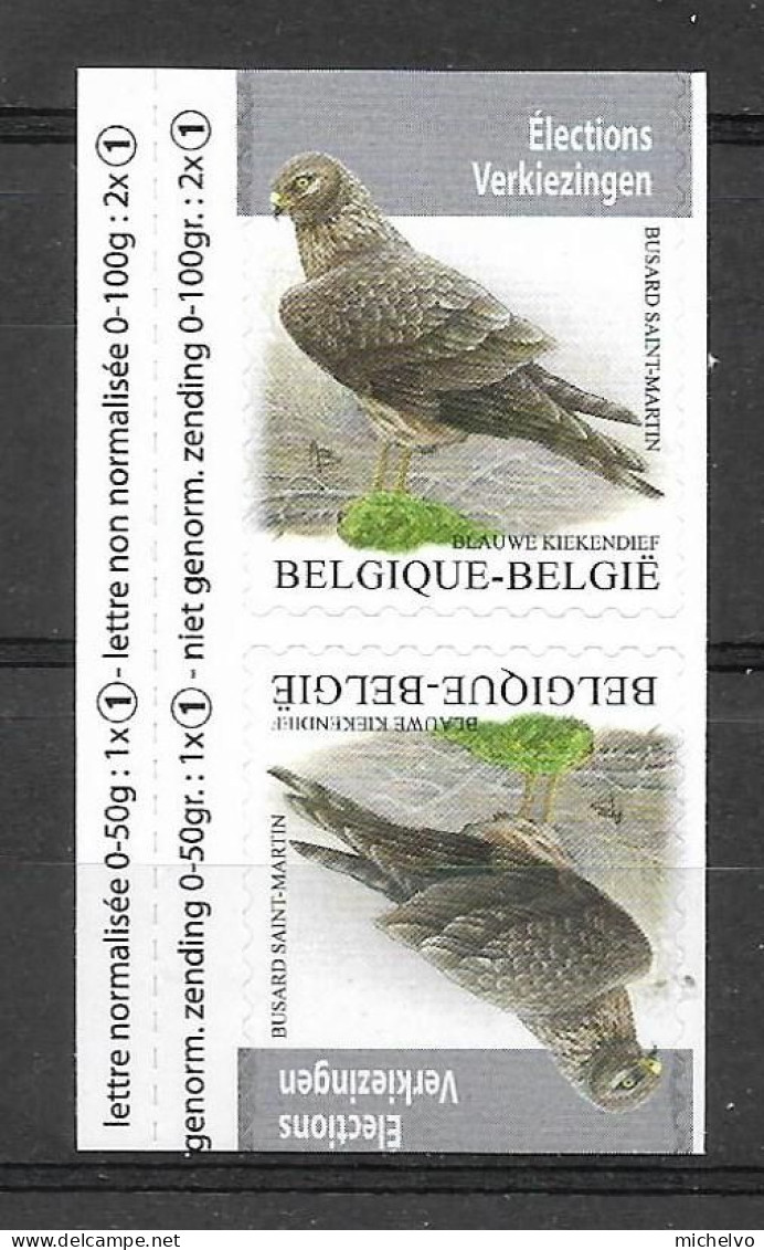 Belg 2024 - Timbre électoral - Busard Saint-Martin ** - Unused Stamps