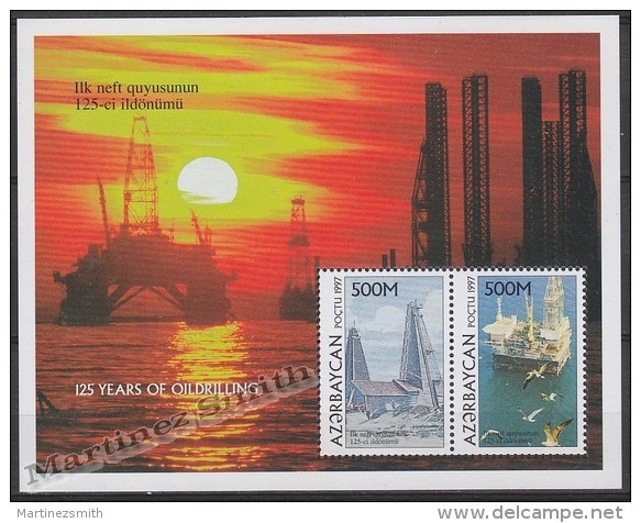 Azerbaidjan - Azerbaijan - Azerbaycan 1997 Yvert BF 35B, 125 Years Of Oildrilling - MNH - Aserbaidschan