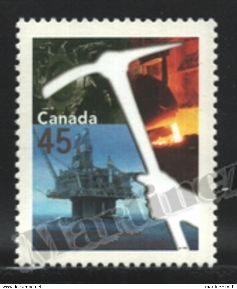 Canada 1998 Yvert 1567, Geology. Work. Centenary Canadian Institute Mining, Metallurgy & Petroleum. Pick - MNH - Neufs