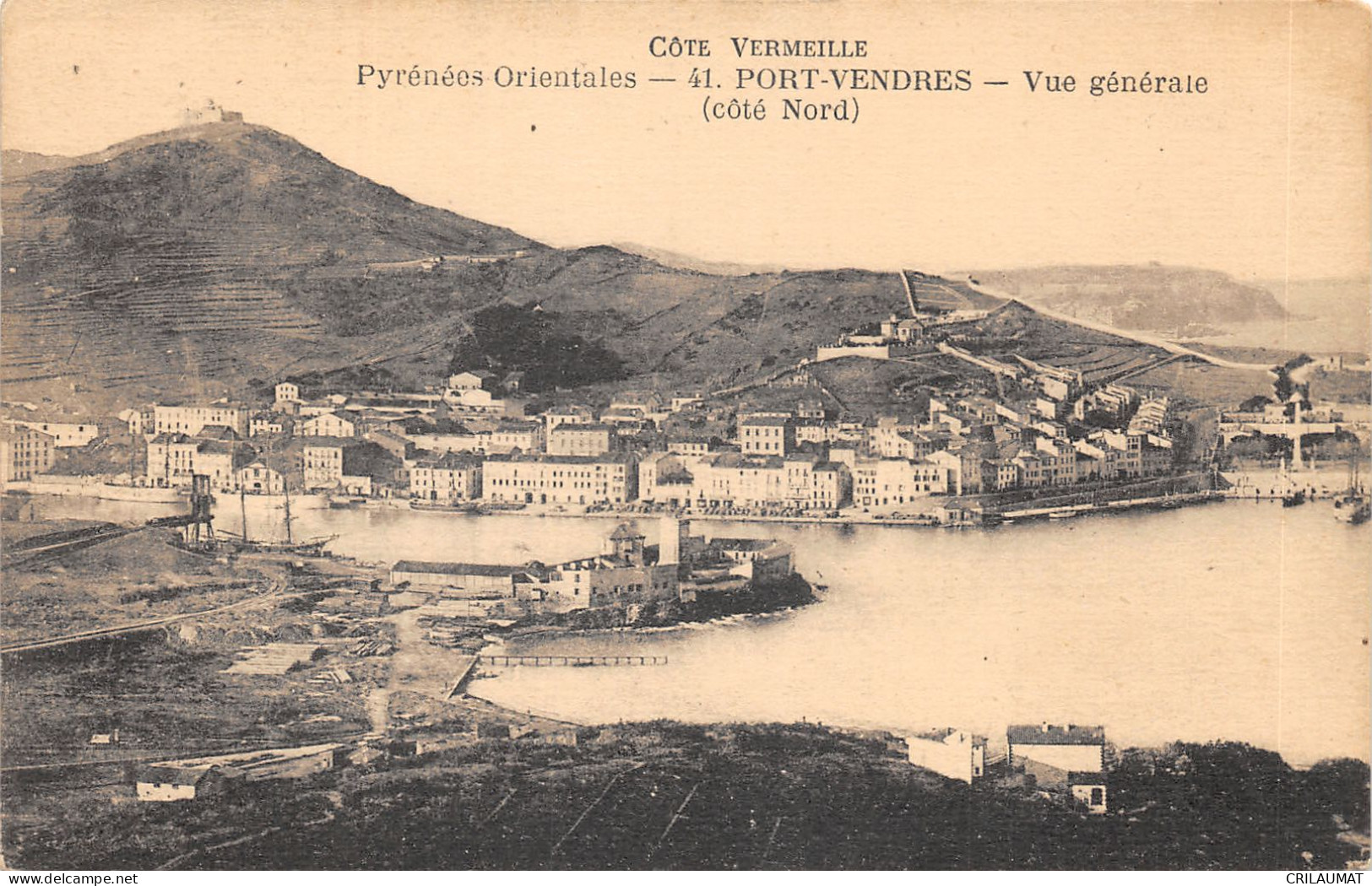 66-PORT VENDRES-VUE GENERALE-N°6023-G/0193 - Port Vendres