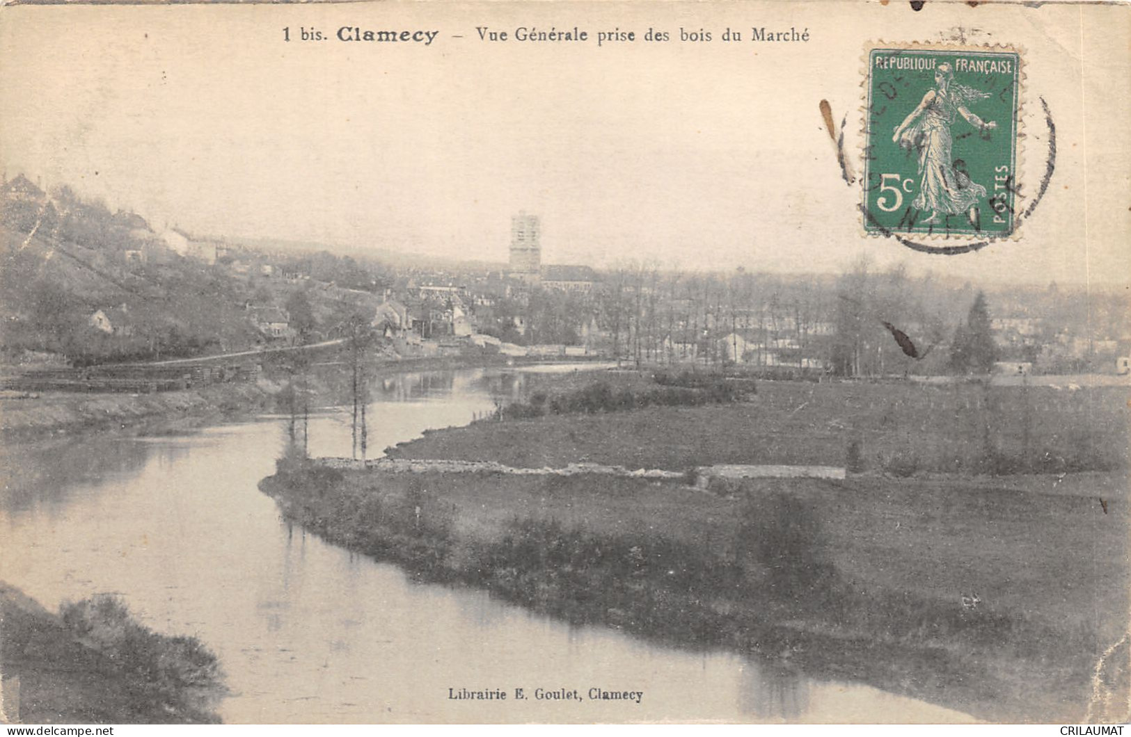 58-CLAMECY-VUE GENERALE-N°6023-F/0163 - Clamecy