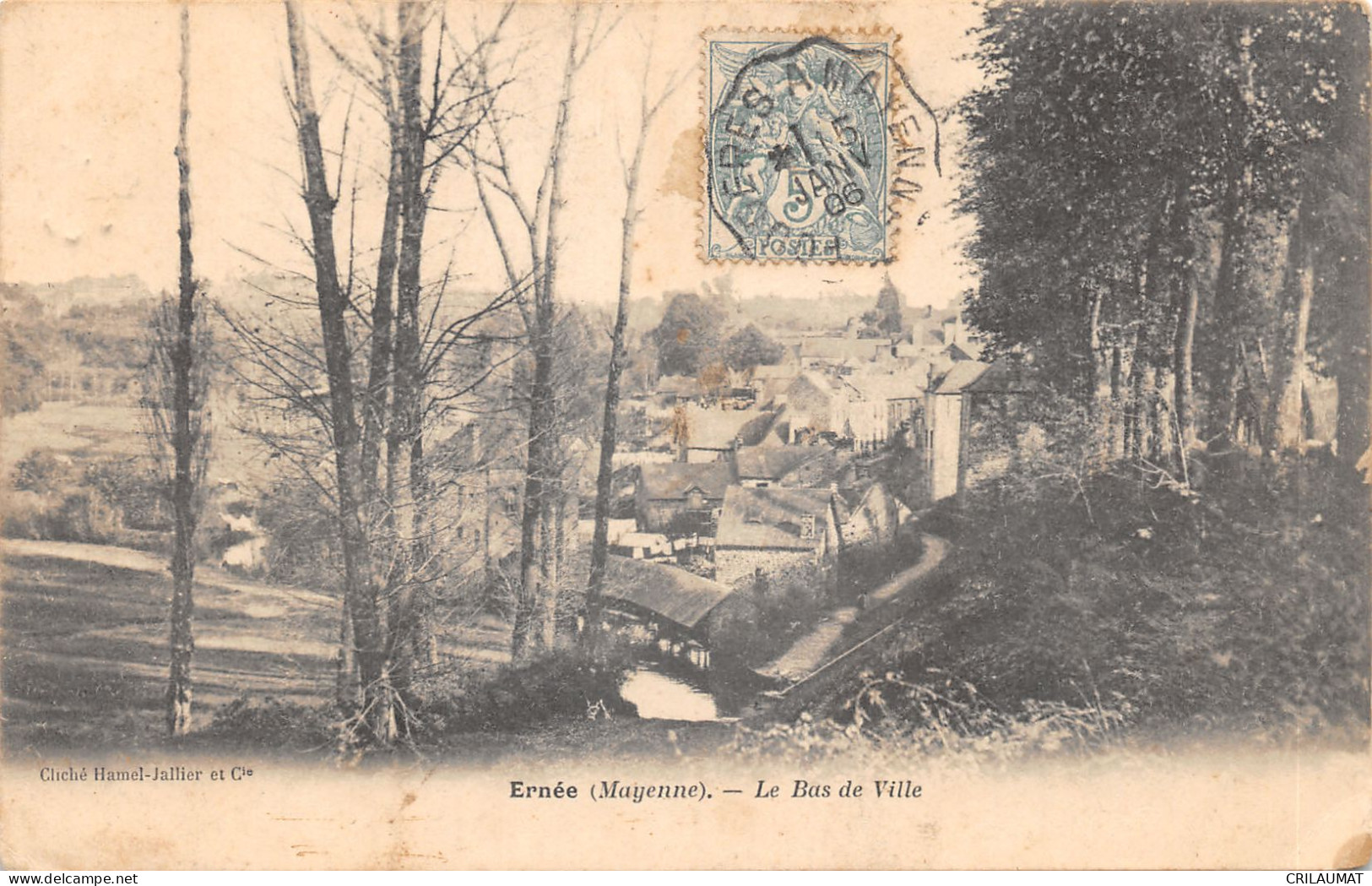 53-ERNEE-LE BAS DE VILLE-N°6023-F/0077 - Ernee