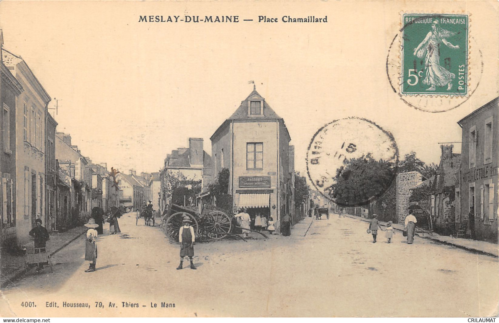 53-MESLAY DU MAINE-PLACE CHAMAILLARD-N°6023-F/0033 - Meslay Du Maine