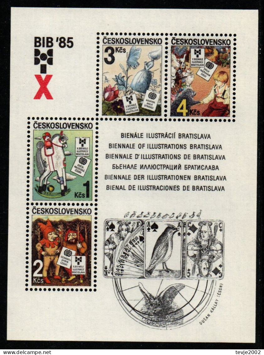 Tschechoslowakei CSSR 1985 - Mi.Nr. Block 66 - Postfrisch MNH - Blocks & Sheetlets