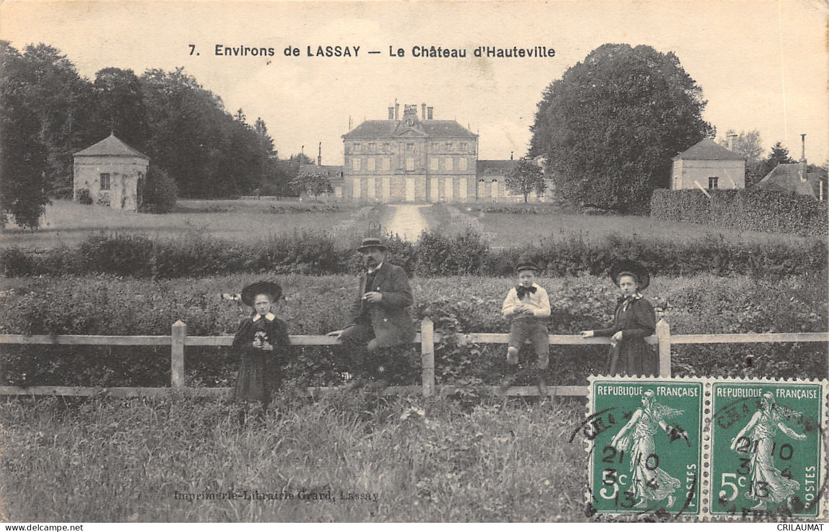 53-LASSAY-CHÂTEAU D HAUTEVILLE-N°6023-E/0347 - Lassay Les Chateaux