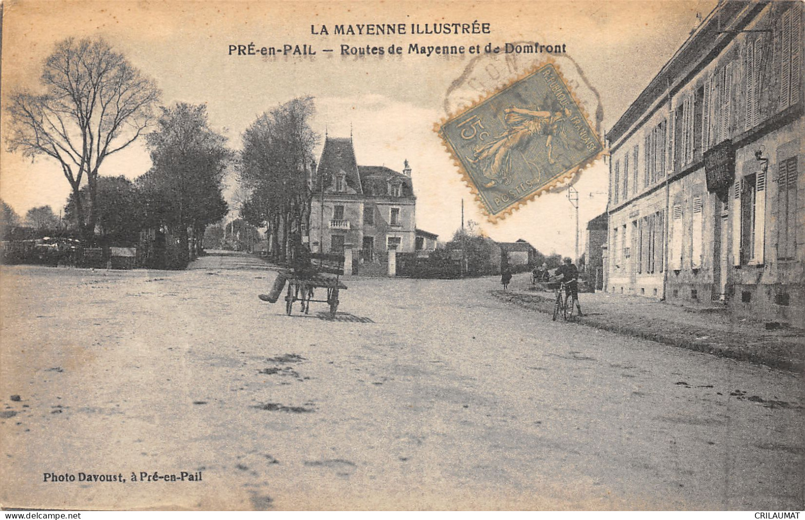 53-PRE EN PAIL-ROUTE DE MAYENNE ET DE DOMFRONT-N°6023-E/0277 - Pre En Pail