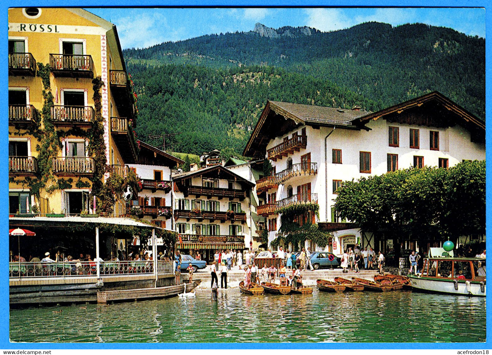 Gmunden - Sankt Wolfgang Im Salzkammergut, Sur La Rive Nord Du Lac Wolfgang - Gmunden