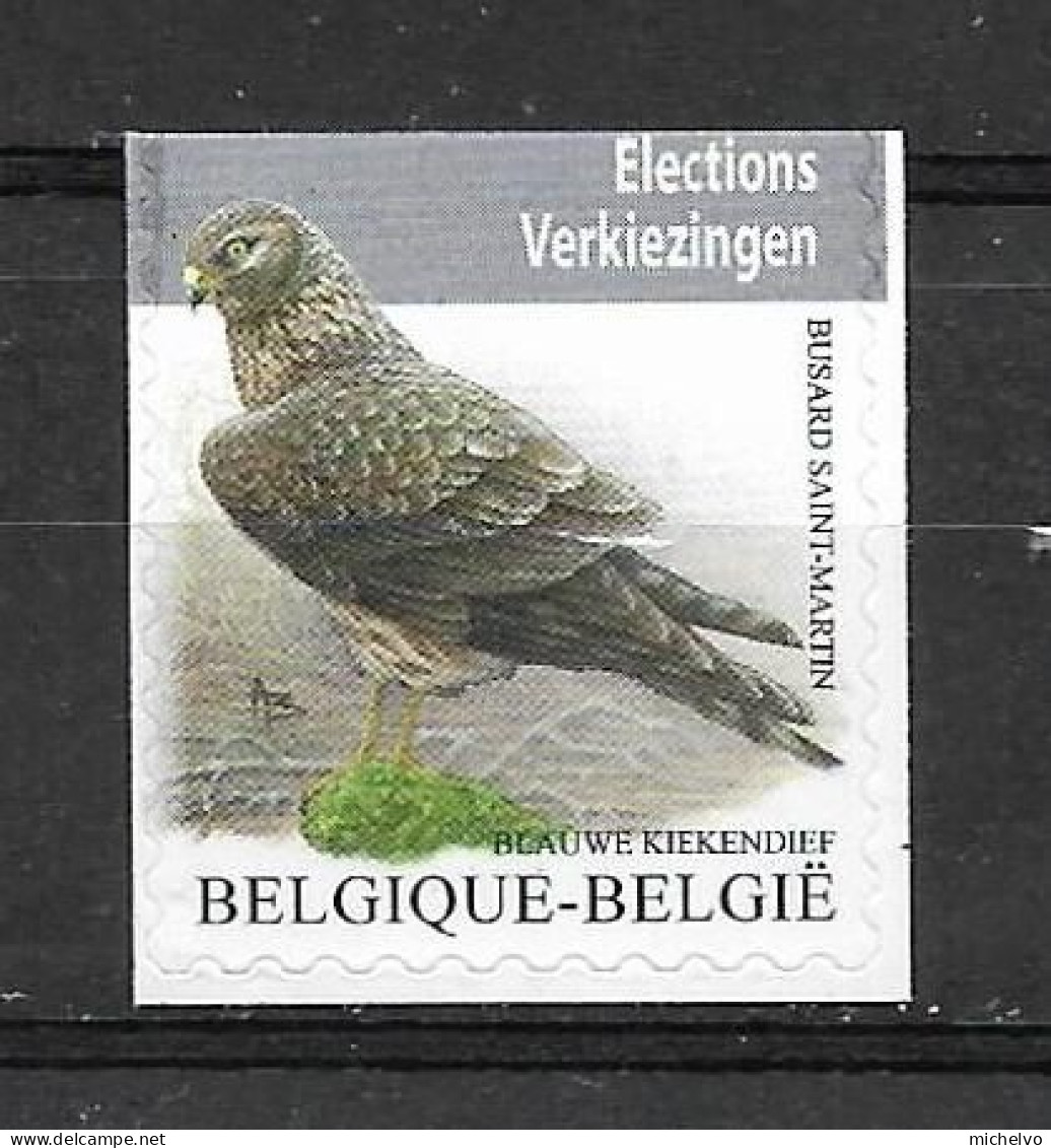 Belg 2024 - Timbre électoral - Busard Saint-Martin ** - Ungebraucht