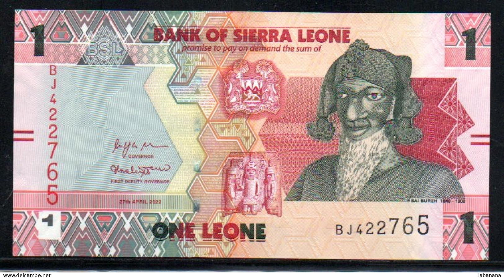 688-Sierra Leone 1 Leone 2022 BJ422 Neuf/unc - Sierra Leone