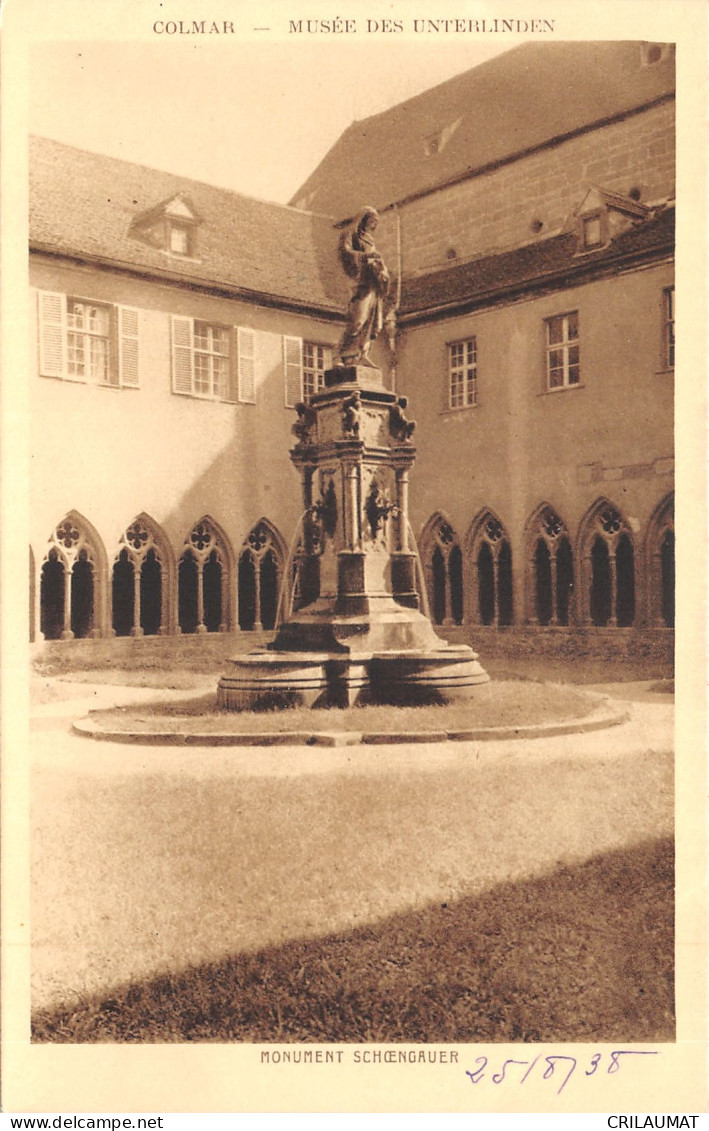 68-COLMAR-MUSEE DES UNTERLINDEN-N°6023-H/0165 - Colmar