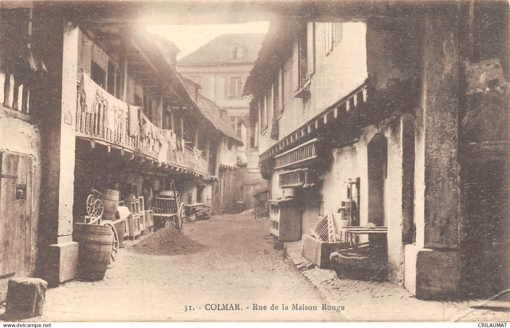 68-COLMAR-RUE DE LA MAISON ROUGE-N°6023-H/0161 - Colmar