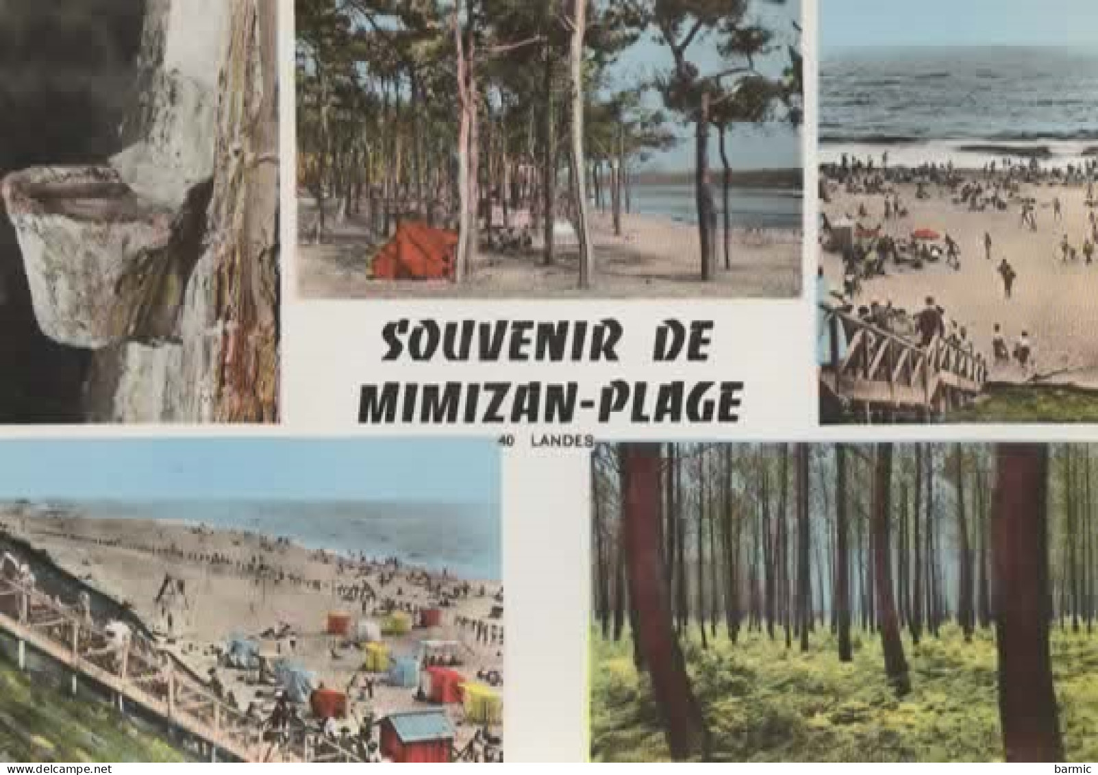 MIMIZAN PLAGE, MULTIVUE COULEUR  REF 15678 - Mimizan Plage