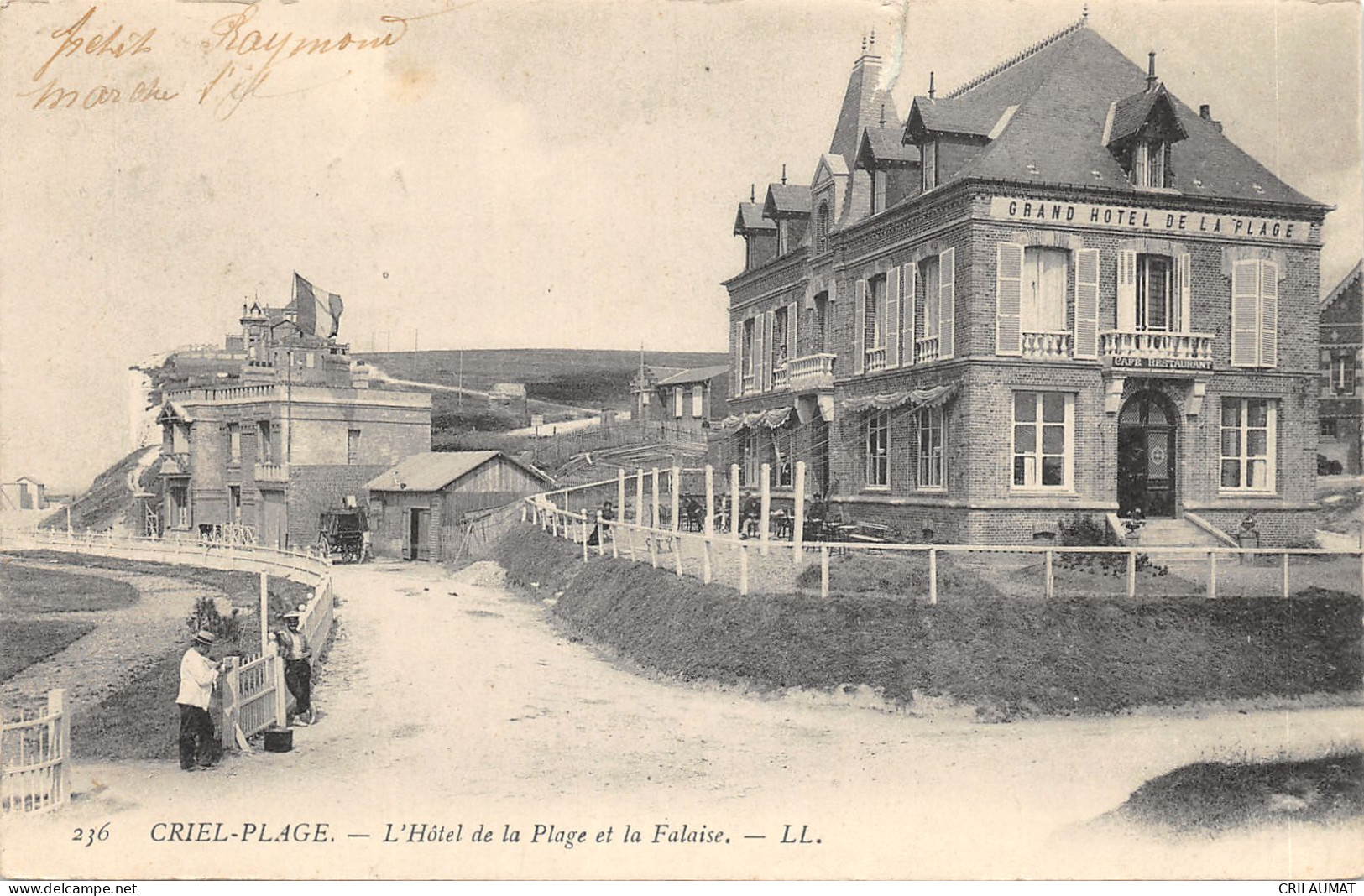 76-CRIEL PLAGE-HOTEL DE LA PLAGE-N°6024-E/0015 - Criel Sur Mer