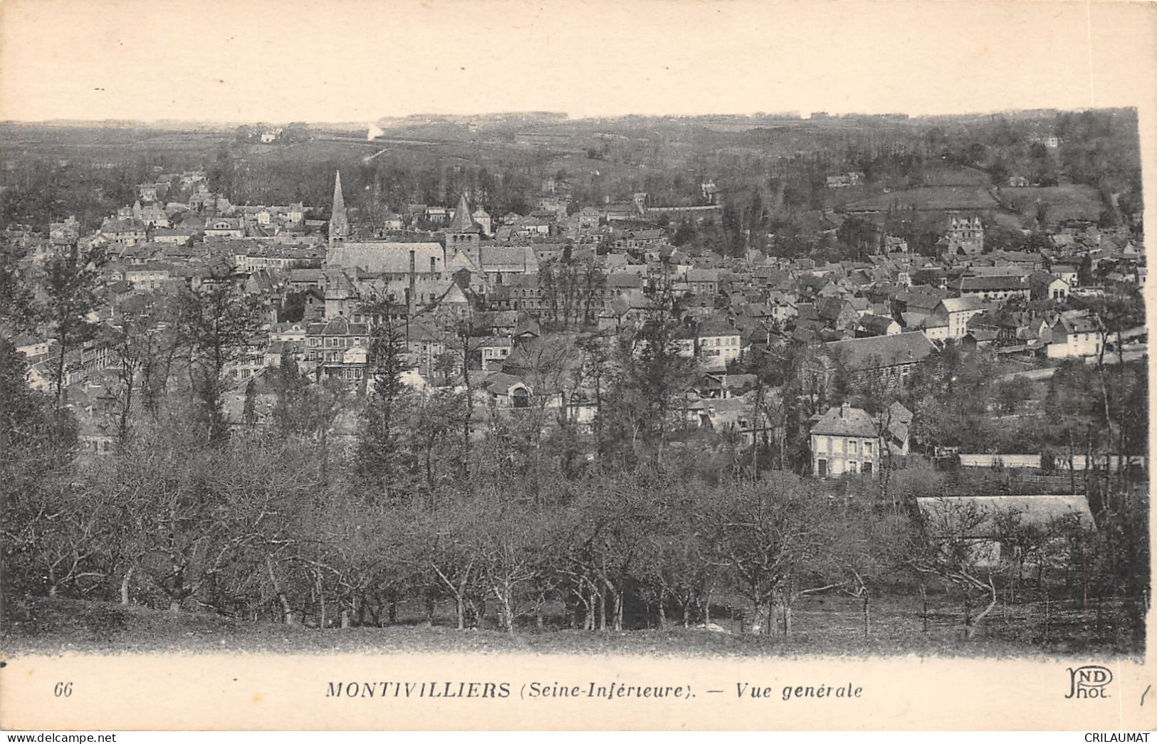 76-MONTIVILLIERS-VUE GENERALE-N°6024-D/0125 - Montivilliers