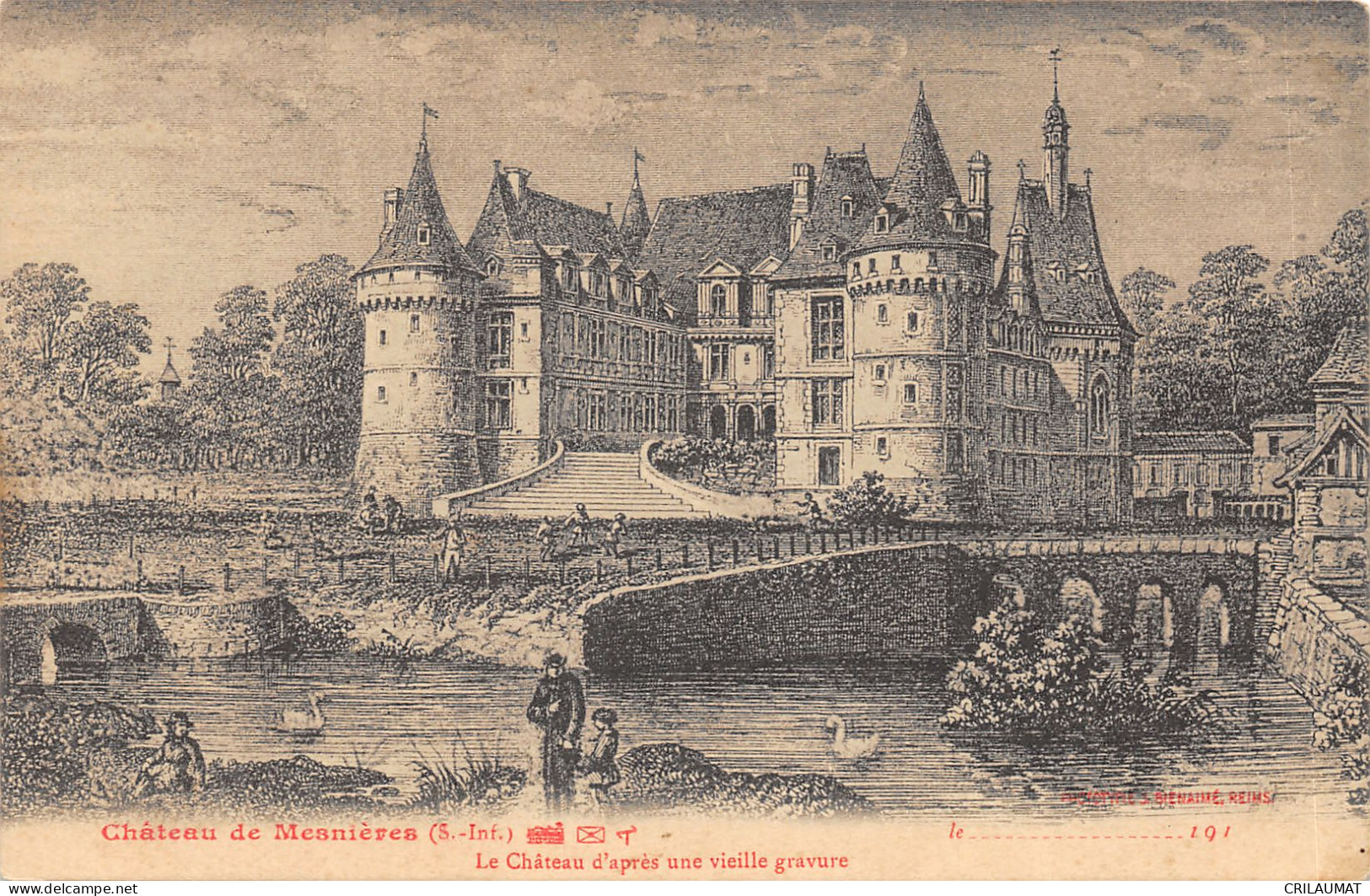 76-MESNIERES-LE CHÂTEAU-N°6024-D/0031 - Mesnières-en-Bray