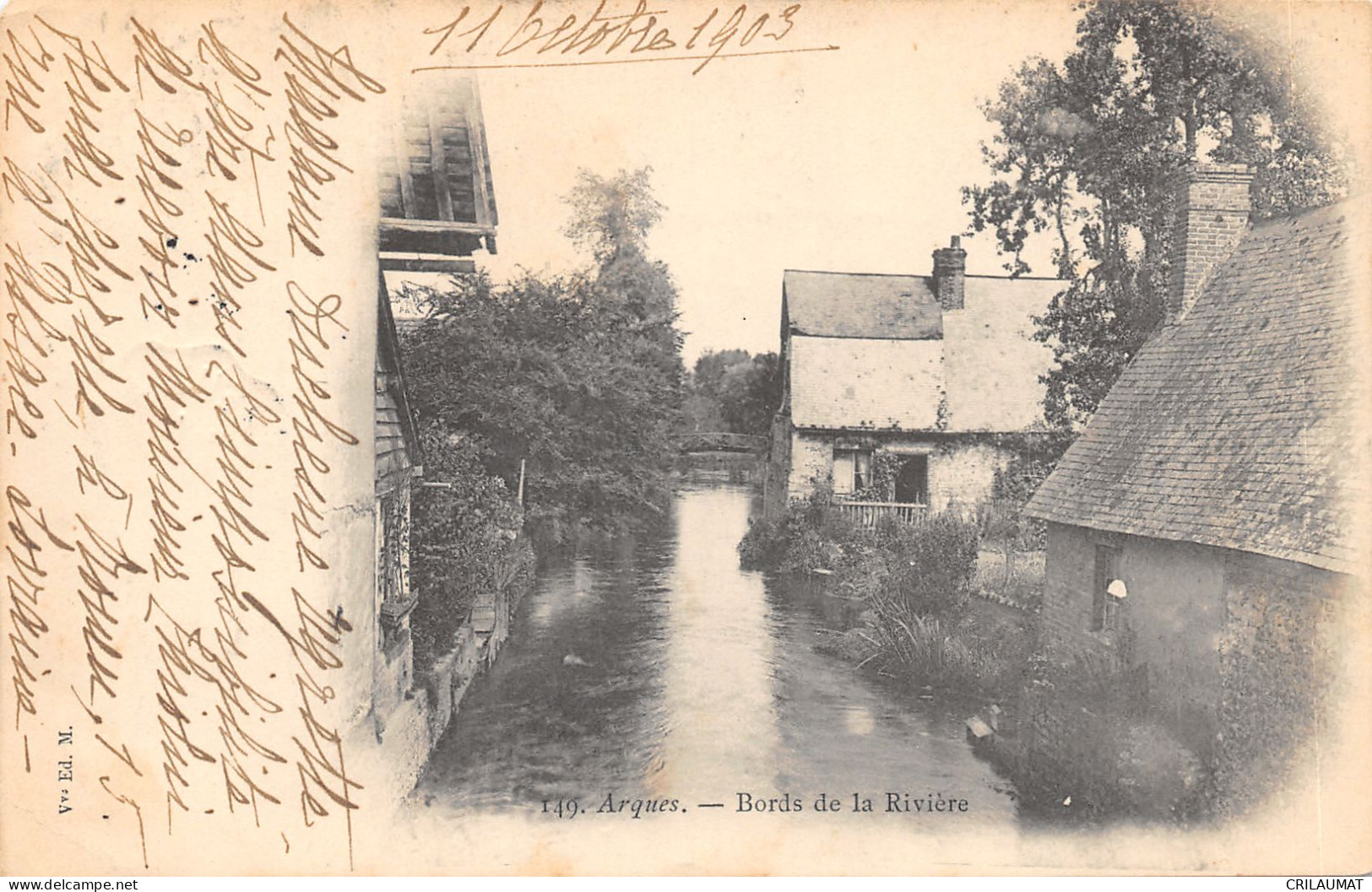 76-ARQUES LA BATAILLE-BORDS DE LA RIVIERE-N°6024-C/0319 - Arques-la-Bataille