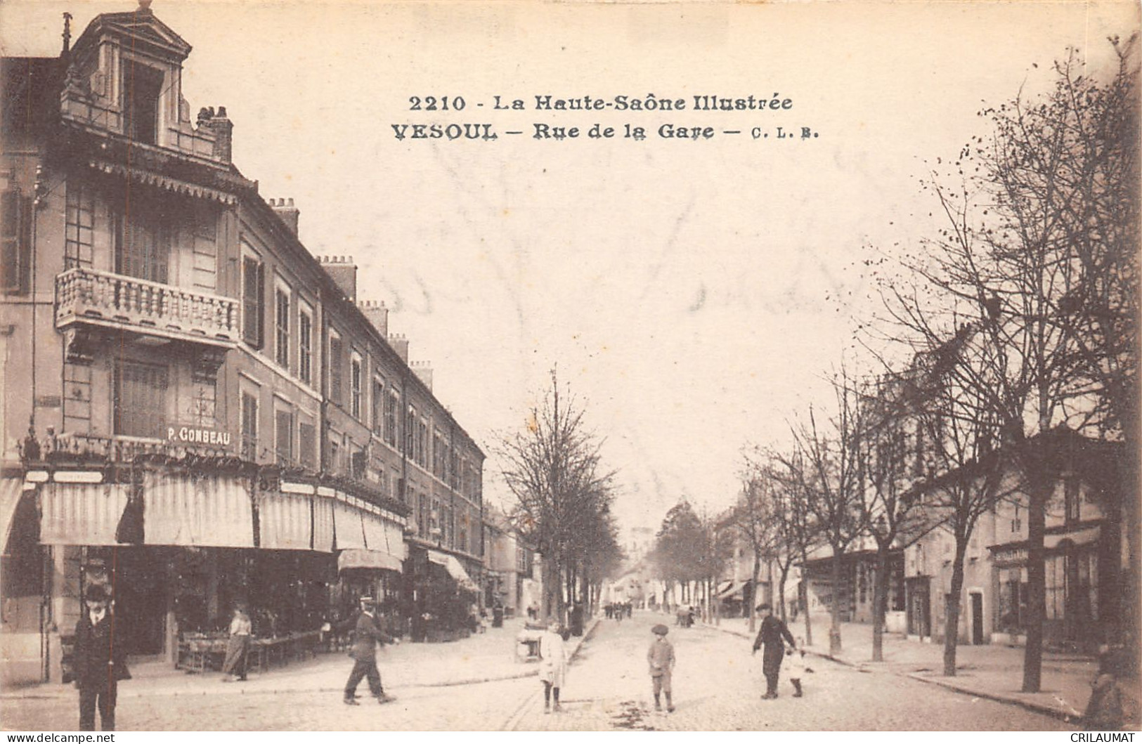 70-VESOUL-RUE DE LA GARE-ANIMEE-N°6024-C/0085 - Vesoul