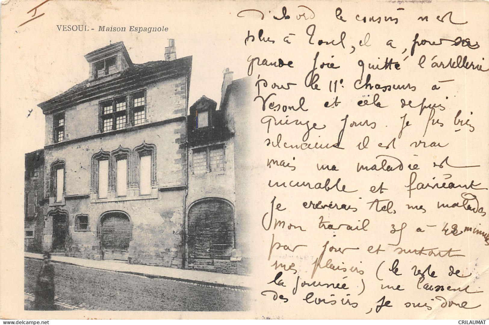 70-VESOUL-MAISON ESPAGNOLE-N°6024-C/0075 - Vesoul