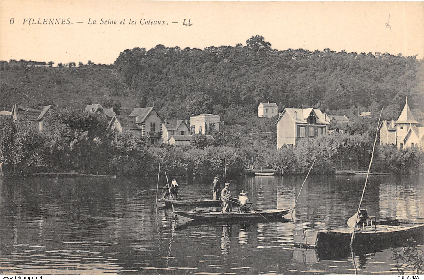 78-VILLENNES SUR SEINE-BARQUES SUR LA SEINE-N°6024-G/0233 - Villennes-sur-Seine