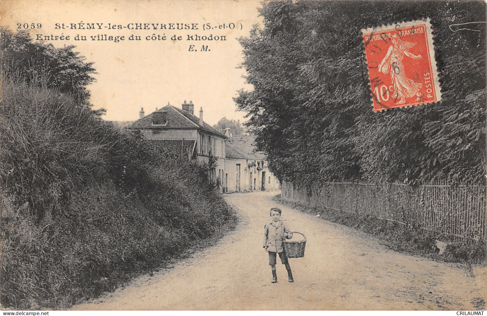 78-SAINT REMY LES CHEVREUSE-ENTREE DU VILLAGE-N°6024-G/0197 - St.-Rémy-lès-Chevreuse