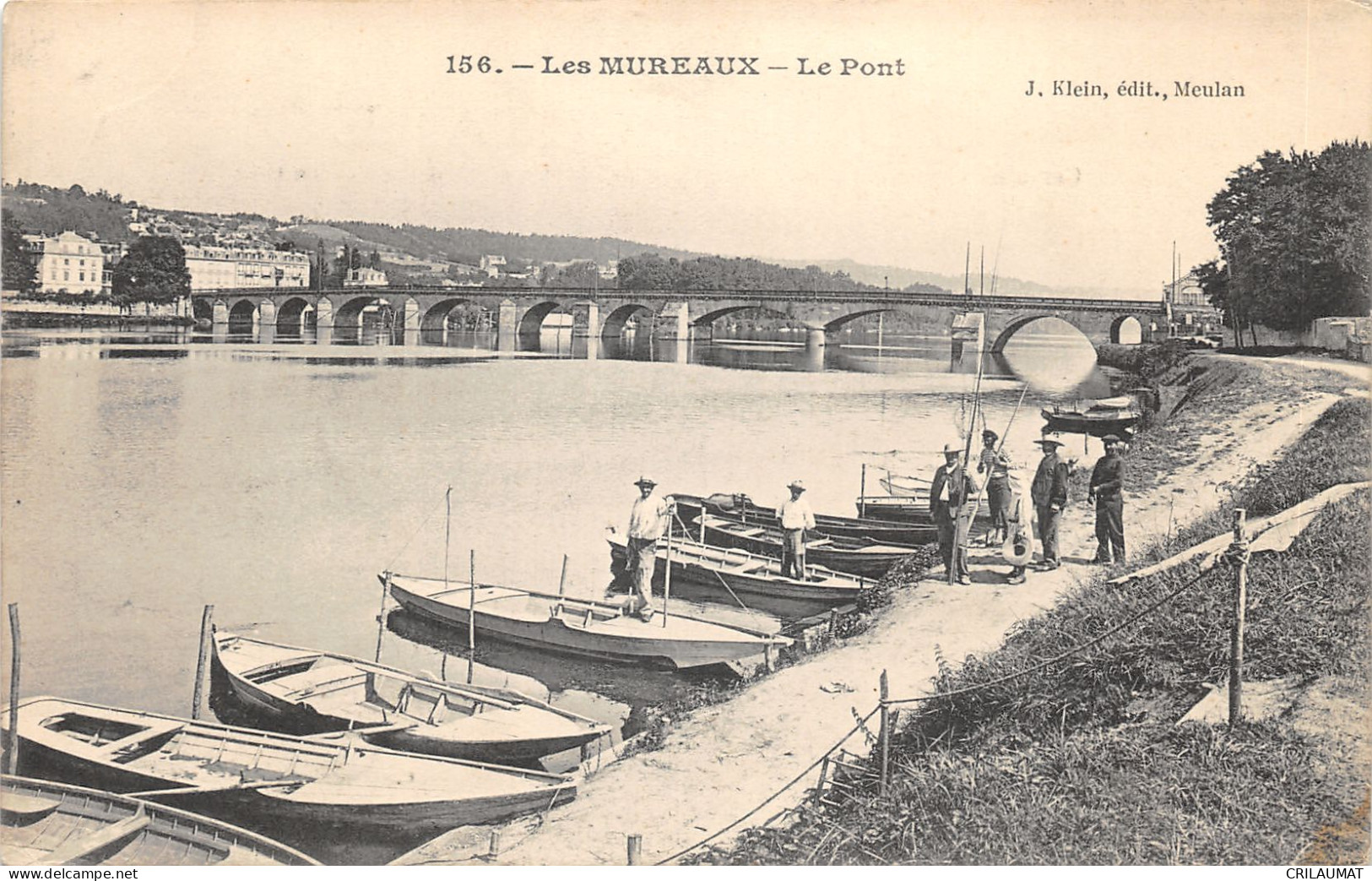 78-LES MUREAUX-LE PONT-BARQUES-N°6024-G/0195 - Les Mureaux