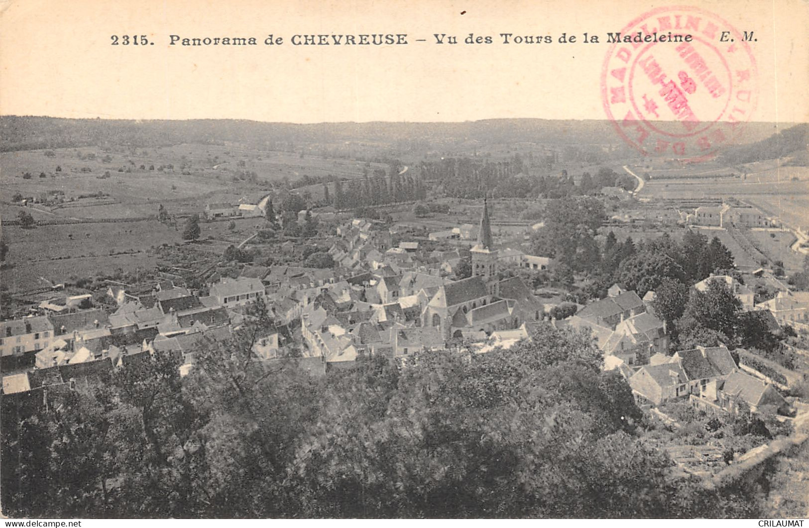 78-CHEVREUSE-VUE GENERALE-N°6024-G/0161 - Chevreuse