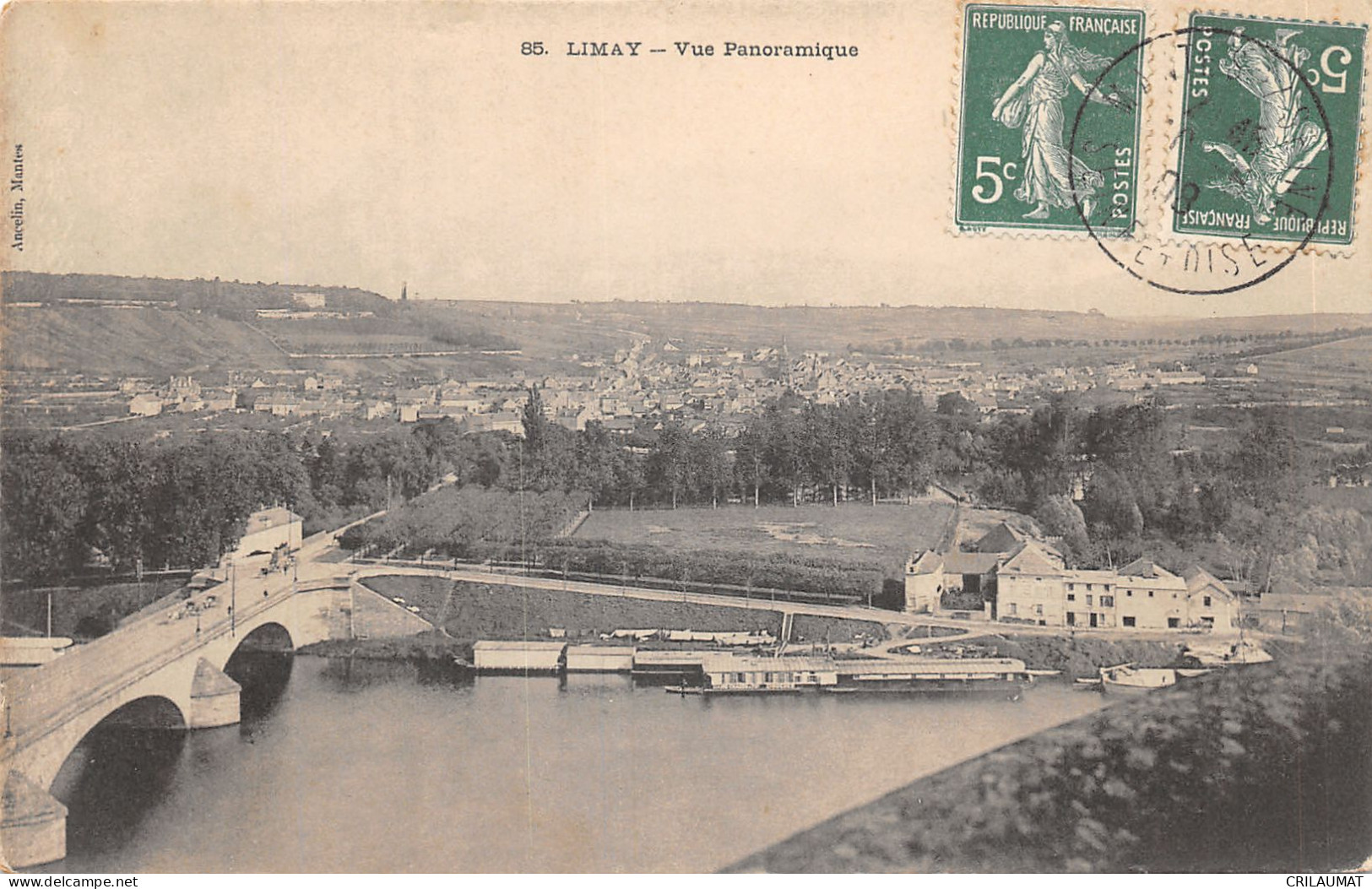 78-LIMAY-VUE PANORAMIQUE-N°6024-G/0121 - Limay