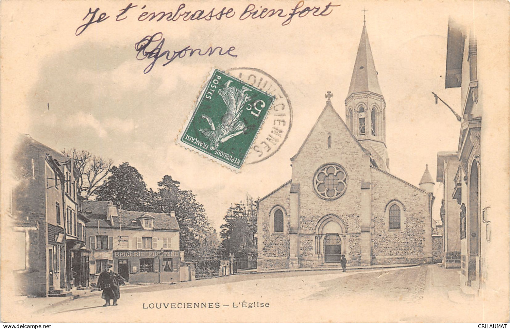 78-LOUVECIENNES-L EGLISE-N°6024-G/0109 - Louveciennes