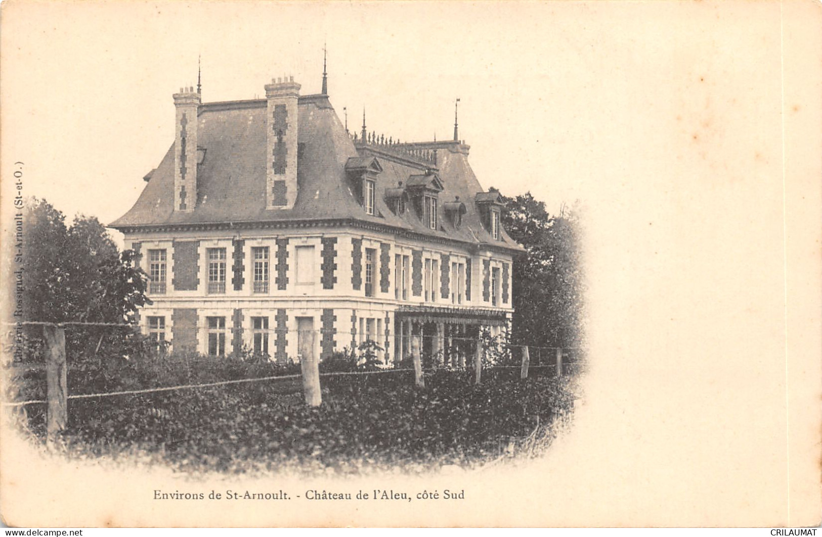 78-SAINT ARNOULT-CHÂTEAU DE L ALEU-N°6024-F/0389 - St. Arnoult En Yvelines