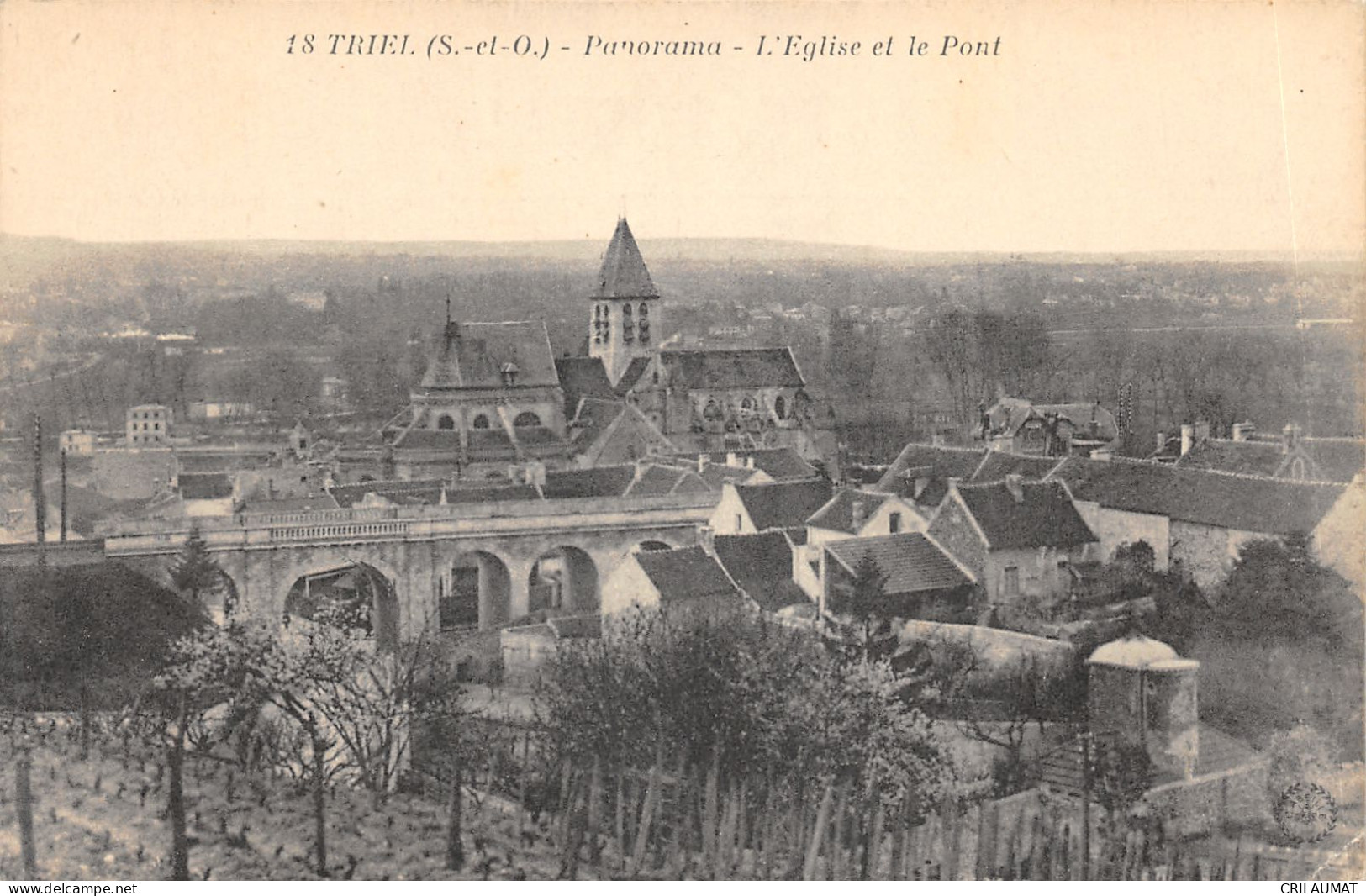 78-TRIEL-PANORAMA-N°6024-F/0347 - Triel Sur Seine