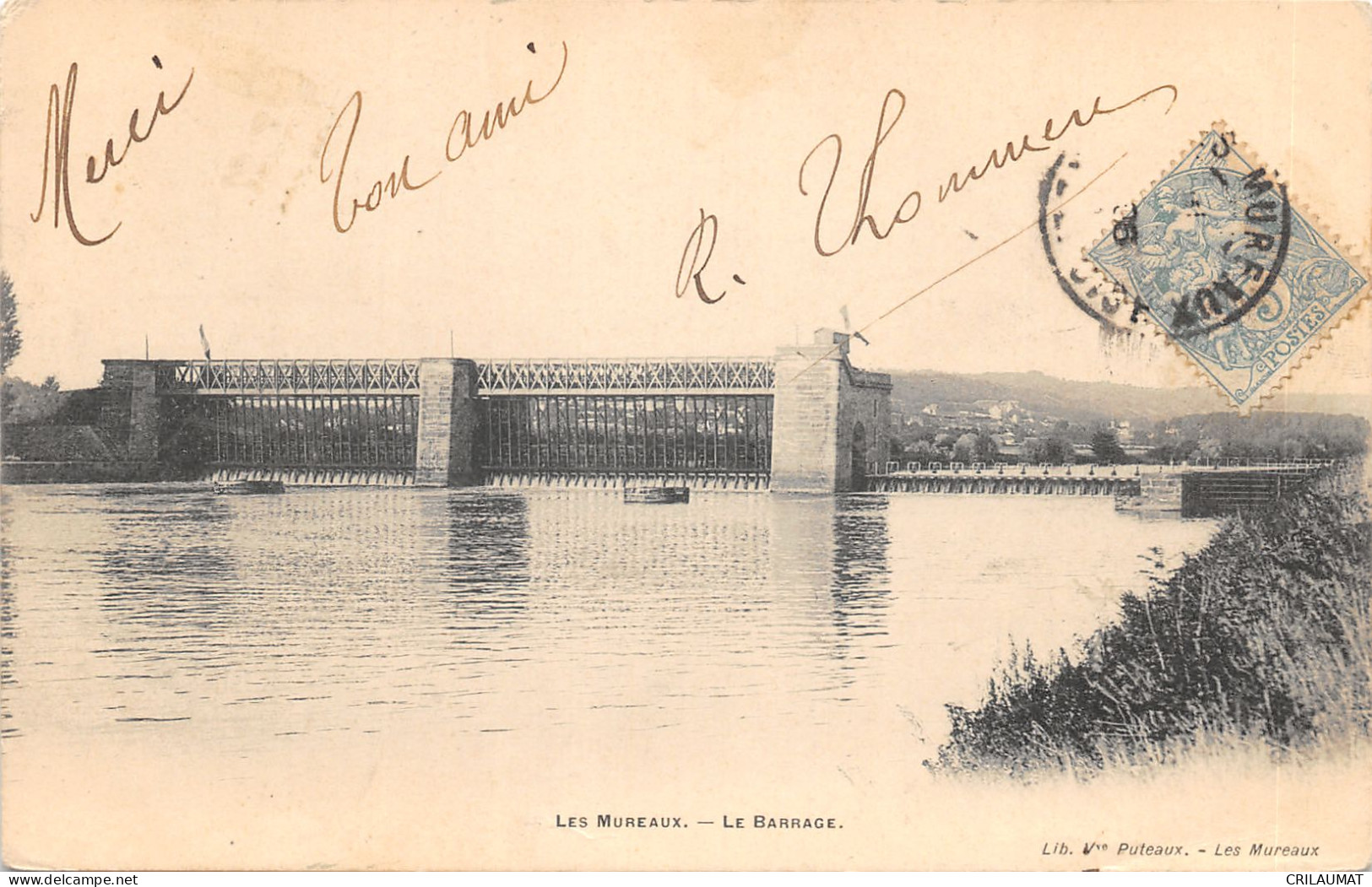 78-LES MUREAUX-LE BARRAGE-N°6024-F/0085 - Les Mureaux