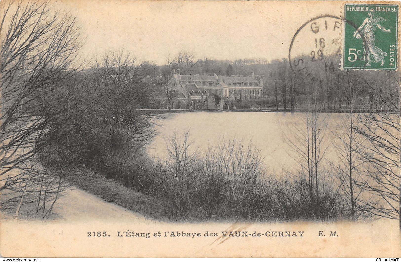 78-VAUX DE CERNAY-L ETANG ET L ABBAYE-N°6024-E/0377 - Vaux De Cernay