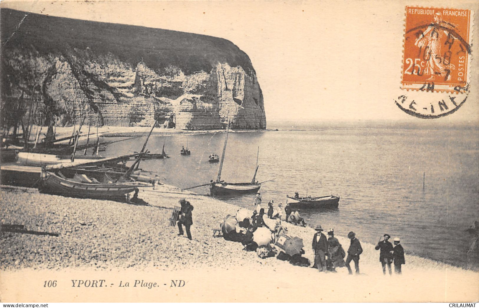 76-YPORT-JOURNEE A LA PLAGE-N°6024-E/0315 - Yport