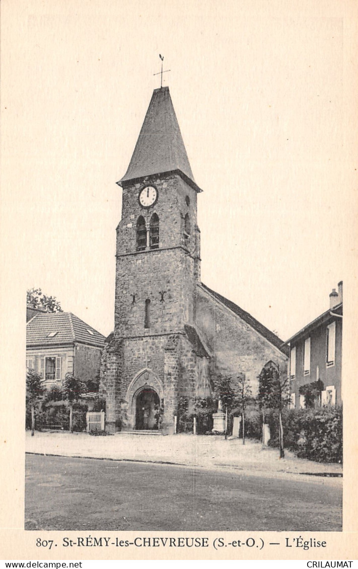 78-SAINT REMY LES CHEVREUSE-L EGLISE-N°6025-A/0171 - St.-Rémy-lès-Chevreuse