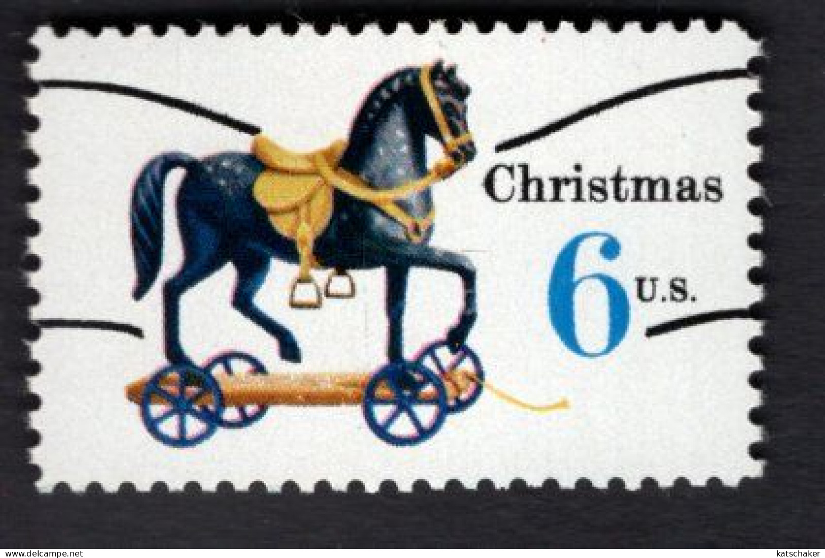 2011876037 1970 SCOTT 1416A (XX) POSTFRIS MINT NEVER HINGED - CHRISTMAS CHILDREN TOYS - TOY HORSE ON WHEELS - Nuevos