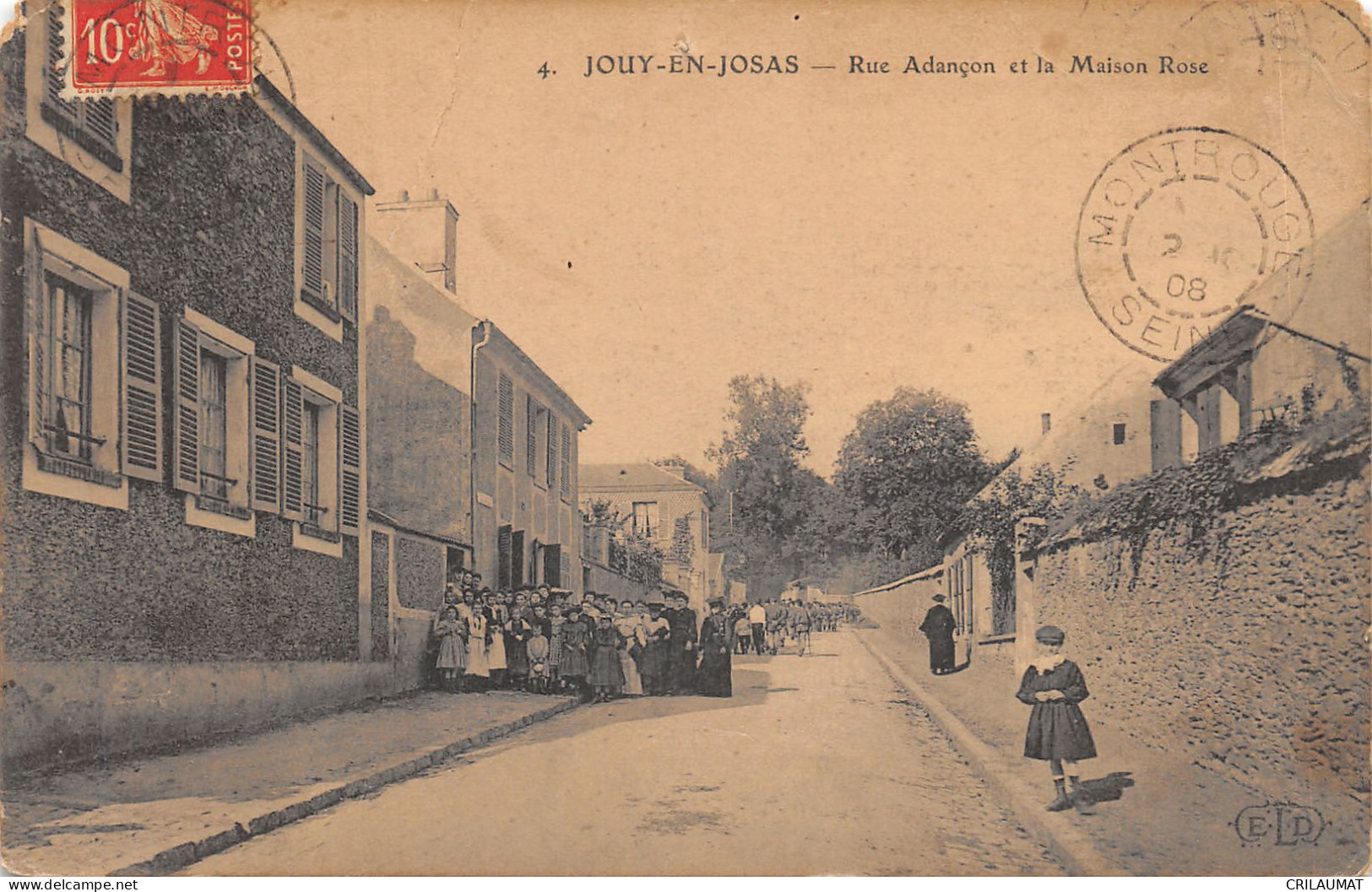 78-JOUY EN JOSAS-RUE ADANCON-ANIMEE-N°6024-H/0215 - Jouy En Josas