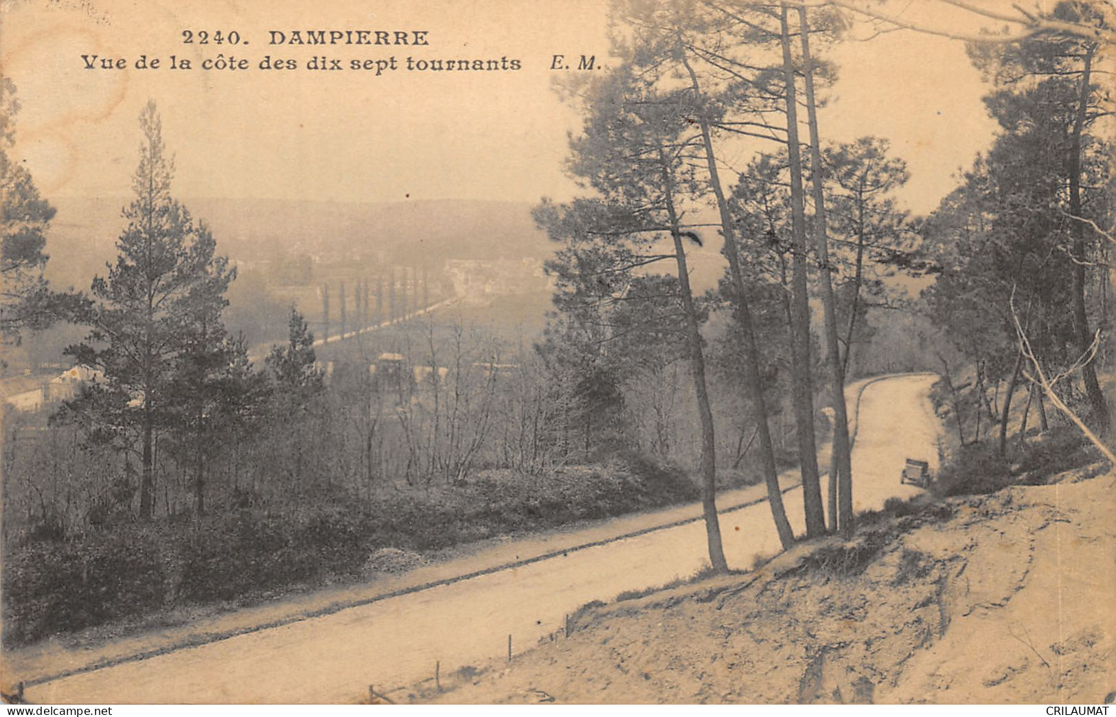 78-DAMPIERRE- COTE DES DIX SEPT TOURNANTS-N°6024-H/0157 - Dampierre En Yvelines